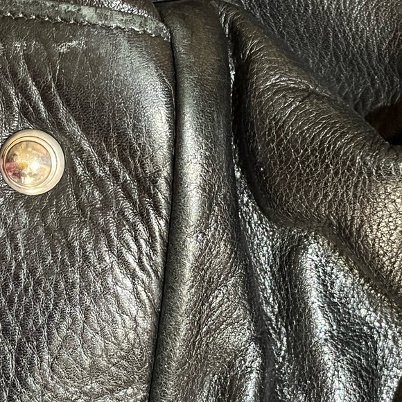 Botkier Large Black Leather TRIGGER bag - Picture 7 of 9